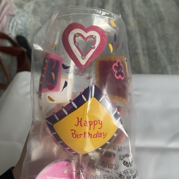 LOLITA HANDPAINTED "BIRTHDAY GIRL" STEMMED WINE GLASS 15OZ - I LOVE MY WINE - Picture 7 of 10